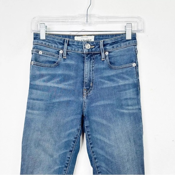 SLVRLAKE Lou Lou Slim Fit Denim Blue Jeans in Serenade Wash Sz. 24 - Picture 3 of 4